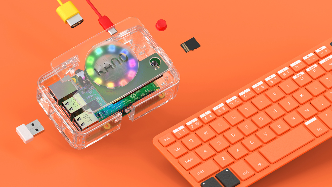 Wonder Vision Pi Kano PCB-Electronics-Product CGI 3D Visualisation Wonder Vision Pi Kano PCB Electronics Product CGI 3D Visualisation