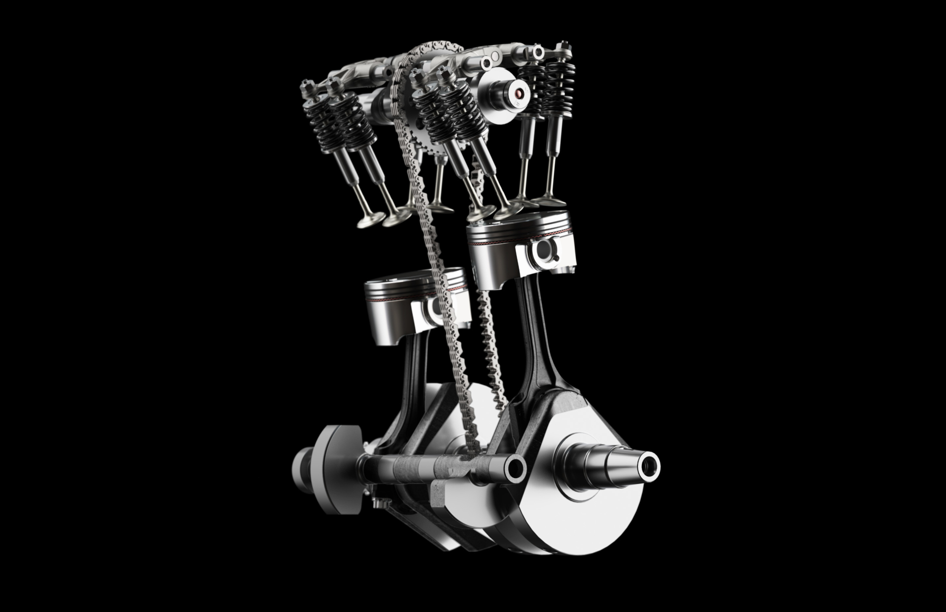 Royal Enfield 650 Engine Piston Launch CGI Content