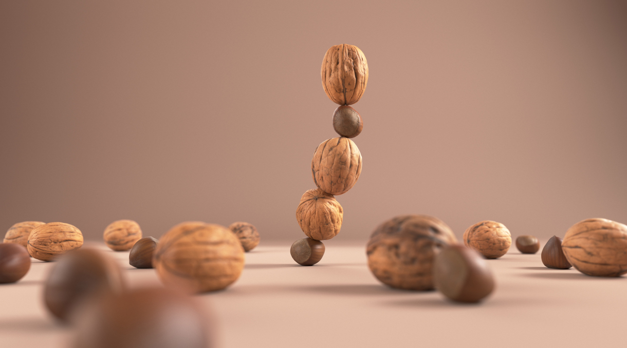 Food CGI Ultra Realistic Nuts