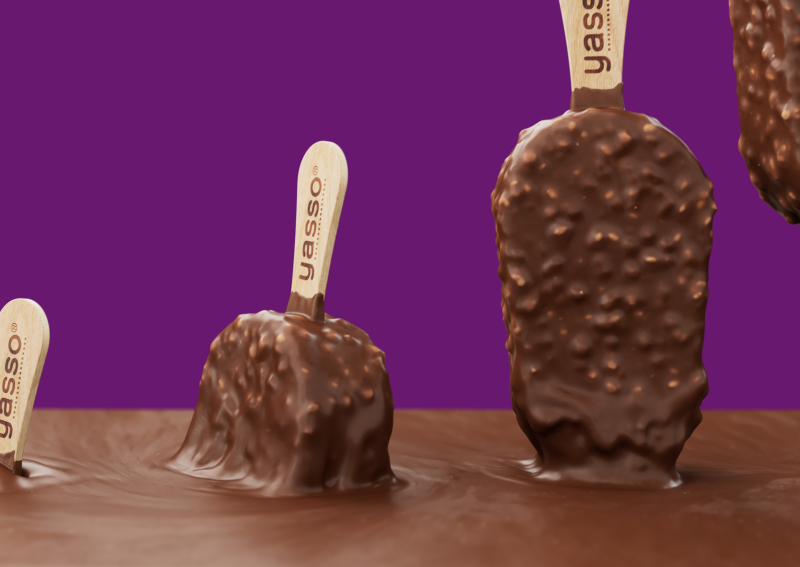 Wonder Vision Yasso Ice Cream CGI Chocolate Simulation VFX