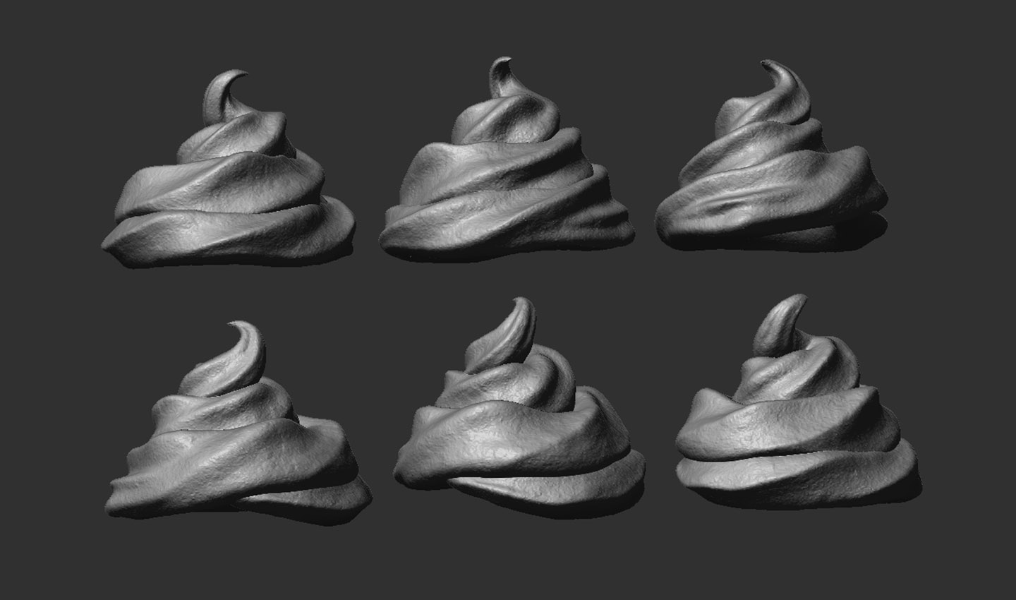 Whipped Cream Sculpts