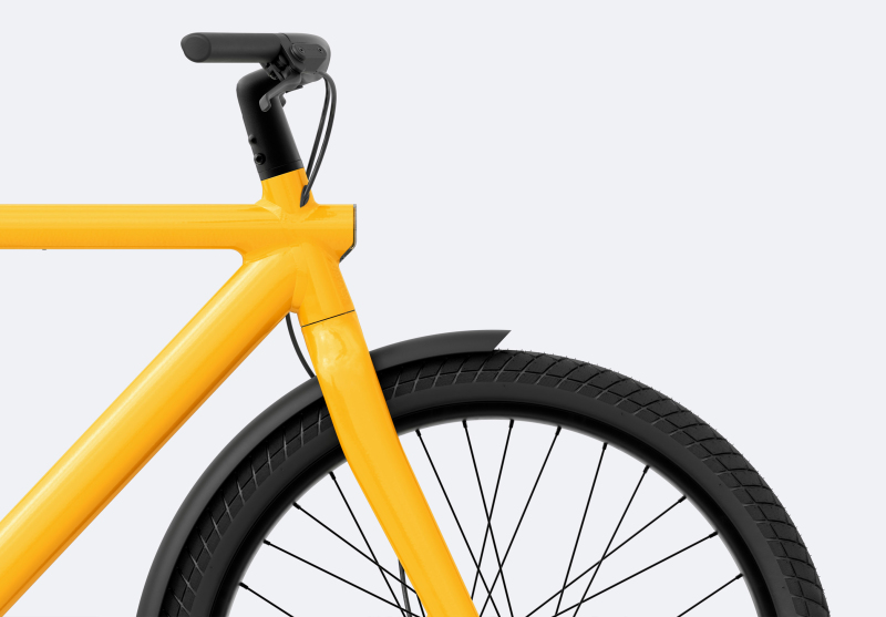 VanMoof S4 CGI VFX Tyre Detail