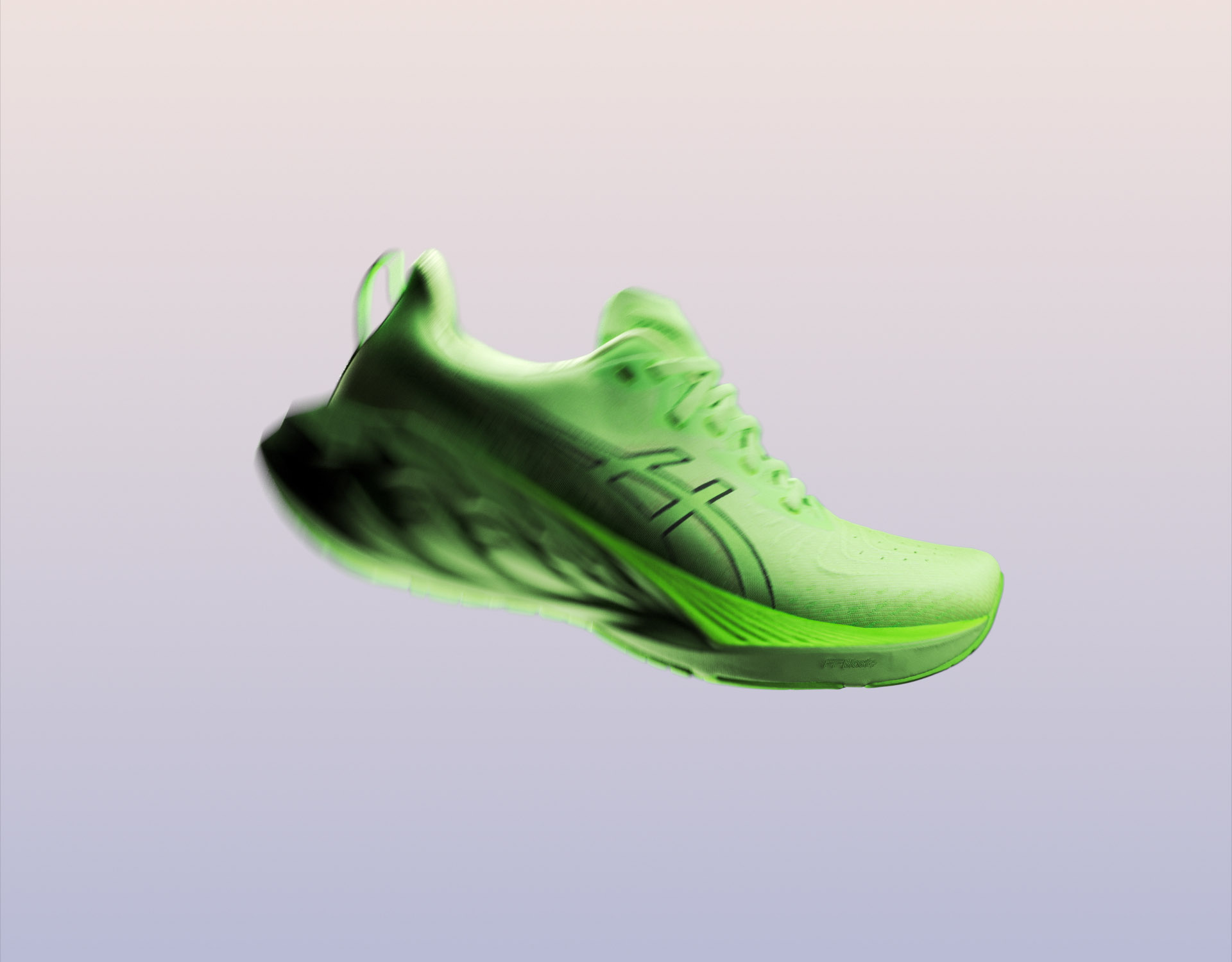 ASICS Novablast 4 CGI VFX Tech Film Motion Style Frame