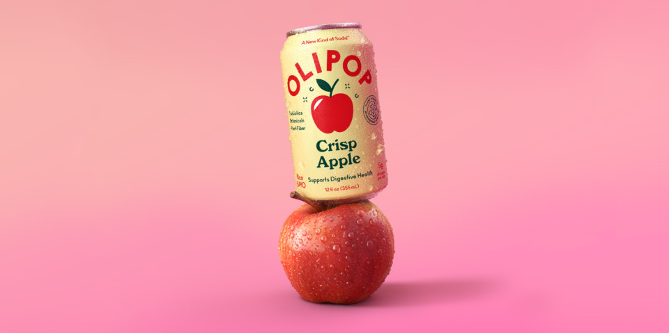 OLIPOP Drink CGI VFX Hero Visual