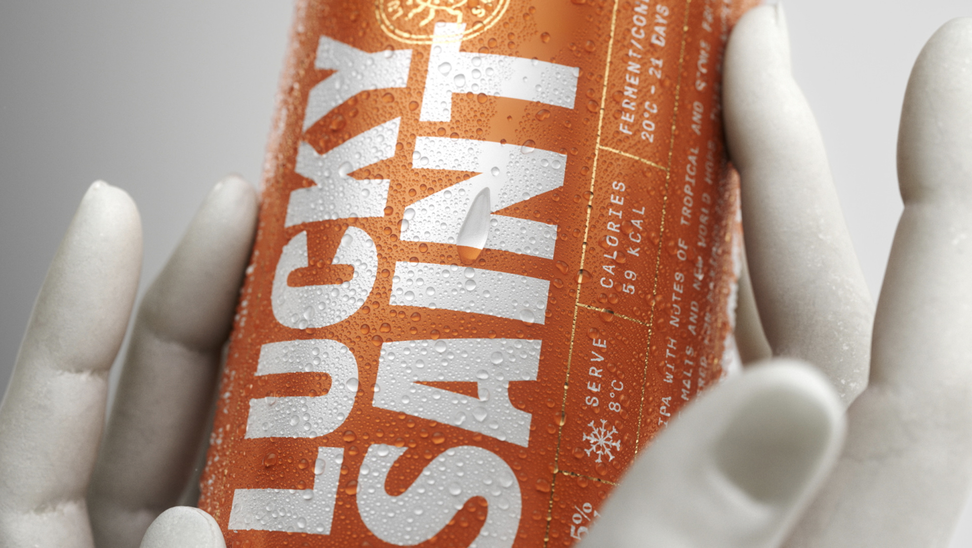 Lucky Saint IPA Launch Campaign Film - Macro Can Droplet
