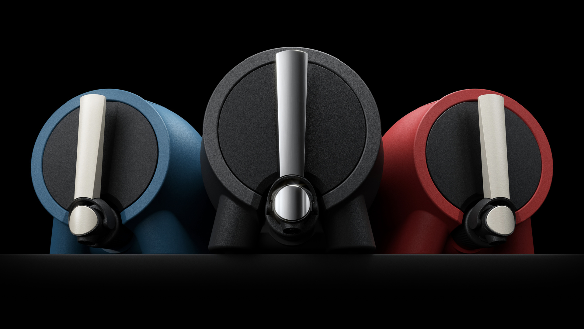 Pinter 3 Red Black Blue Colourway Hero KV