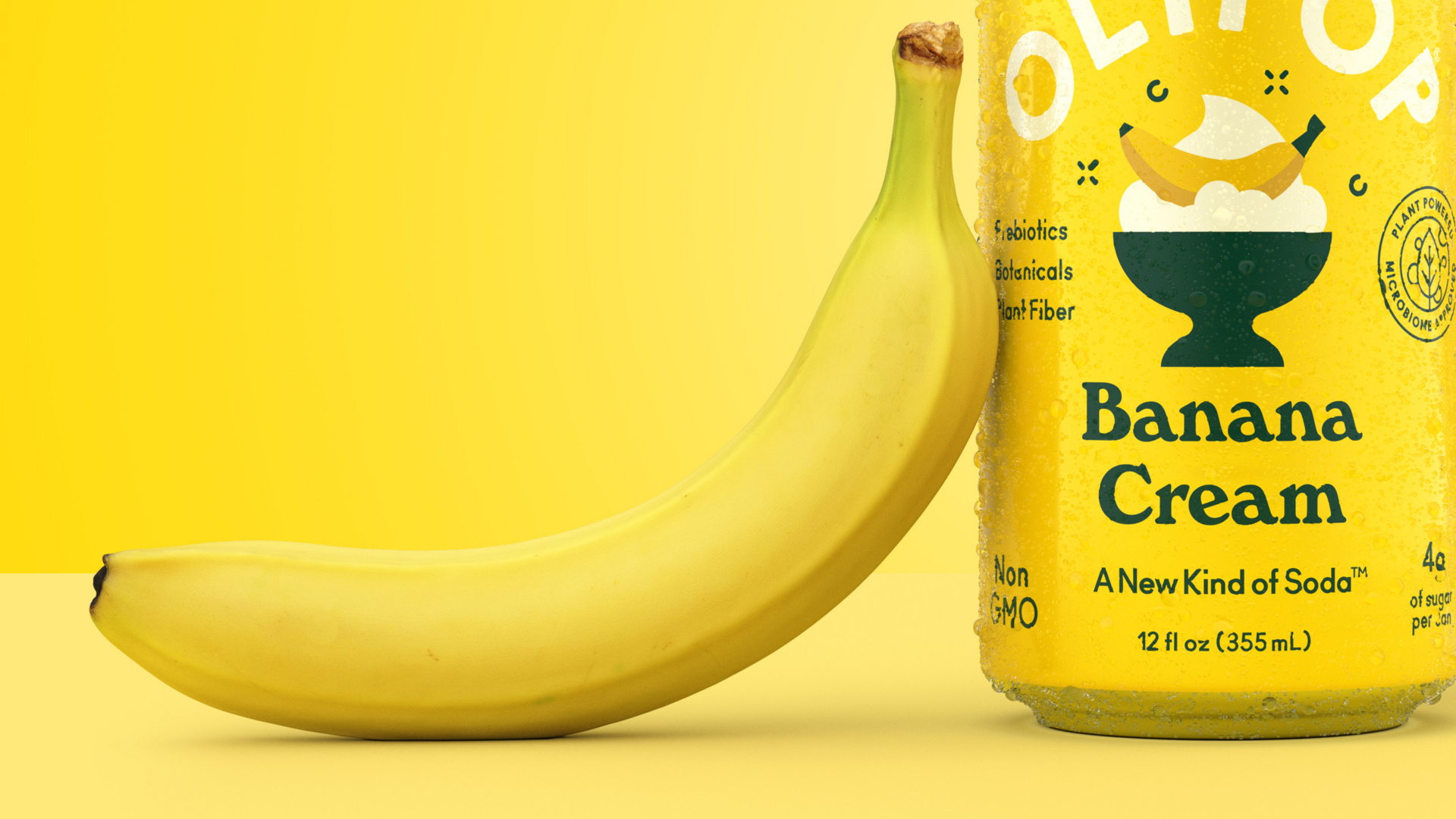 Olipop Banana Cream