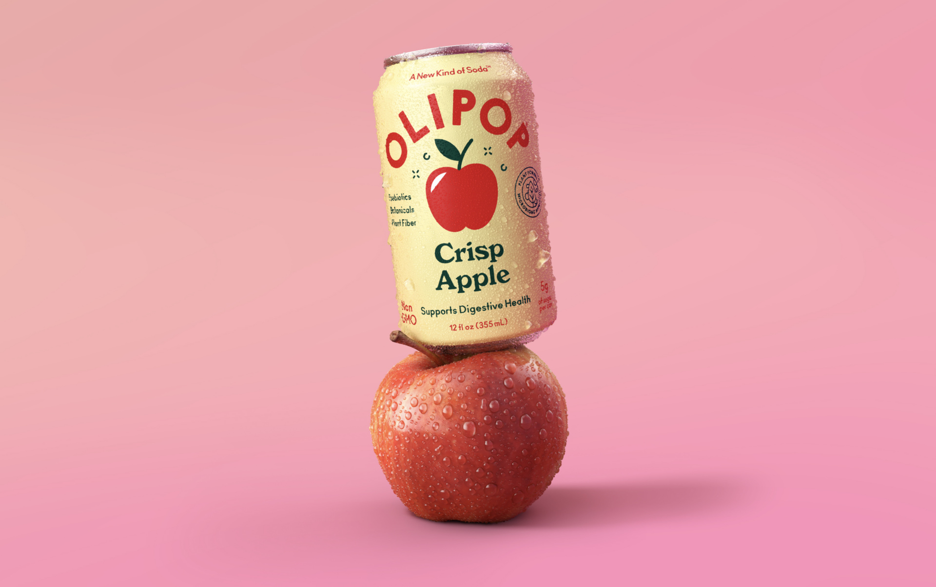 Olipop Crisp Apple Campaign