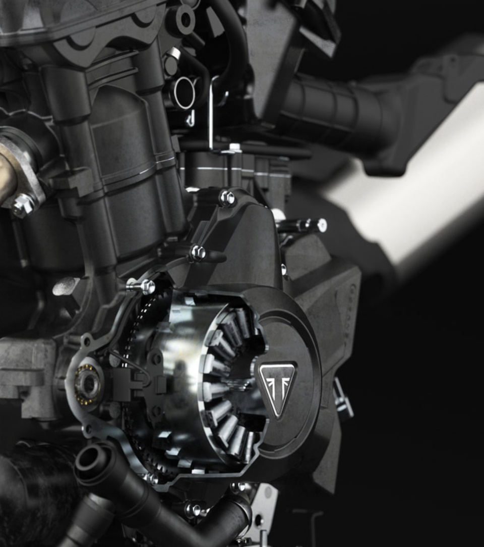 Triumph Motorbike Engine Section