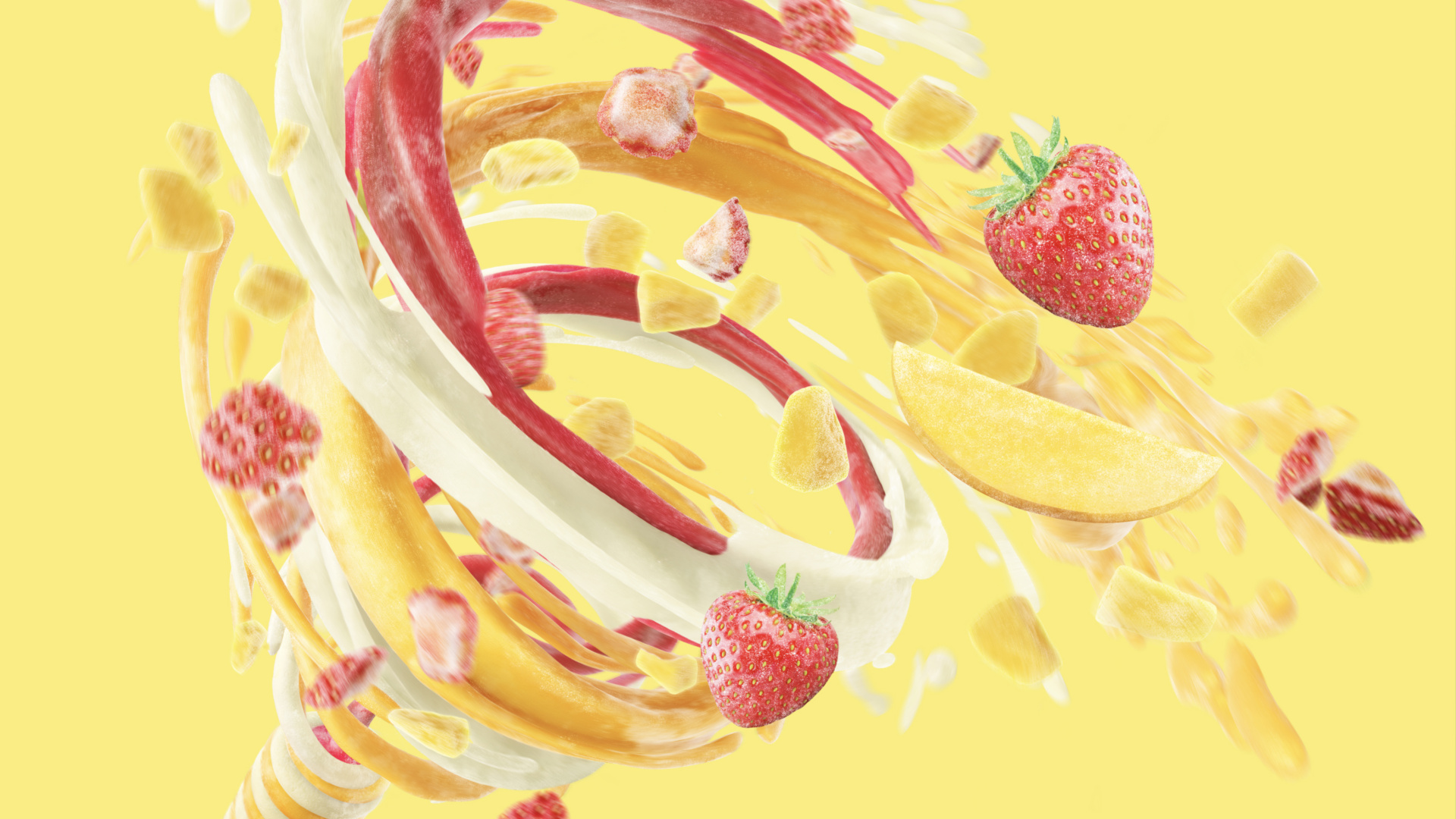 Twister Mango Ice Cream