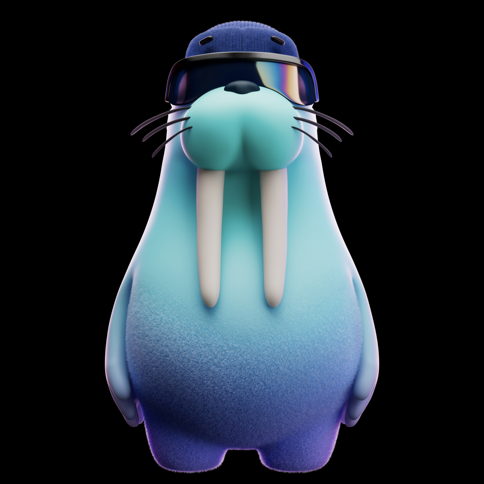 Walrus 3D Mascot