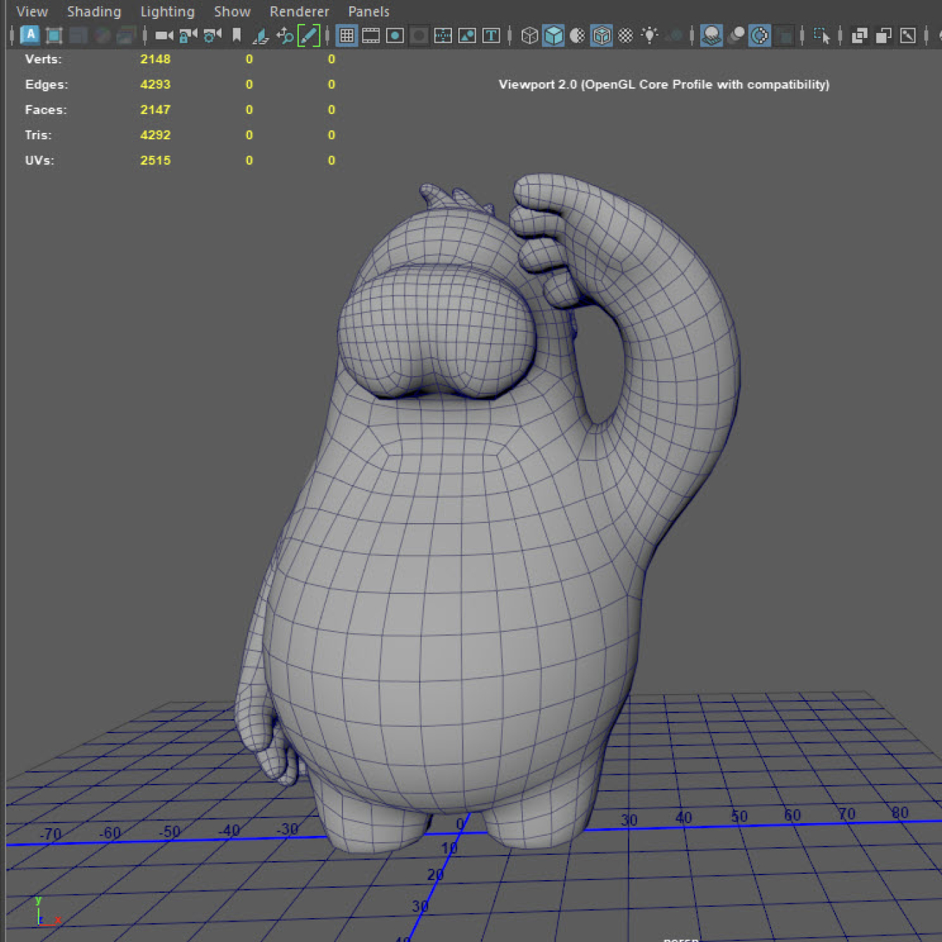 Walrus Retopology Image 3A