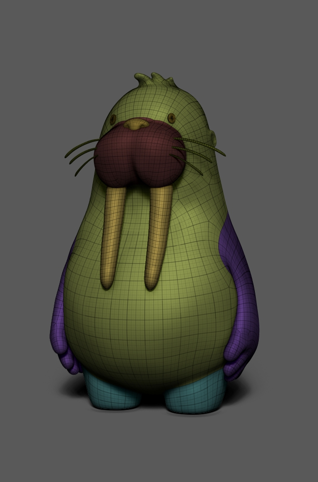 Walrus Retopology Image 3B