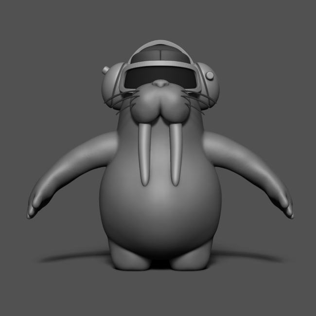 Walrus Retopology Image 3C