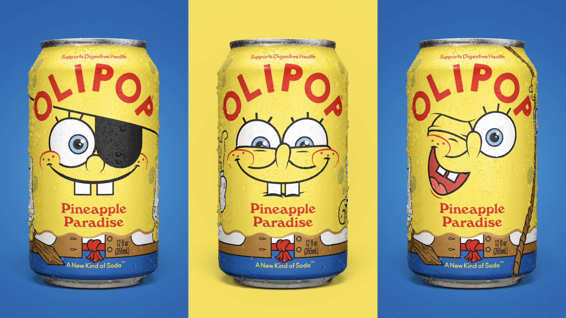 Olipop SpongeBob Can Assets