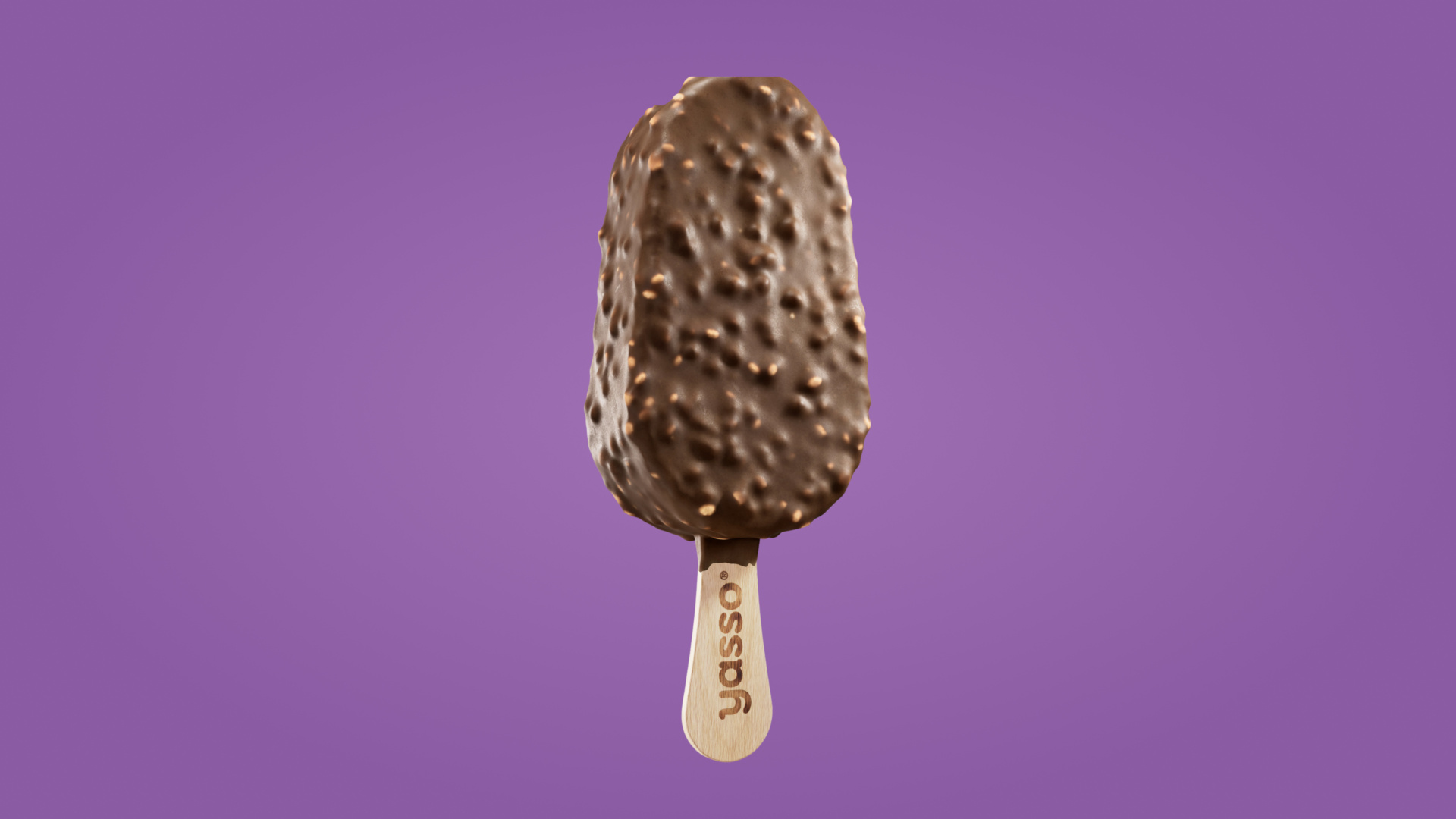 Chocolate Ice Cream 3D Asset