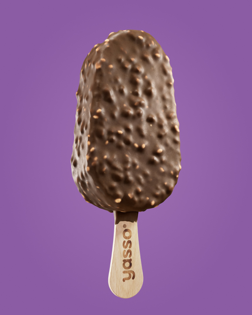 Chocolate Ice Cream 3D Asset