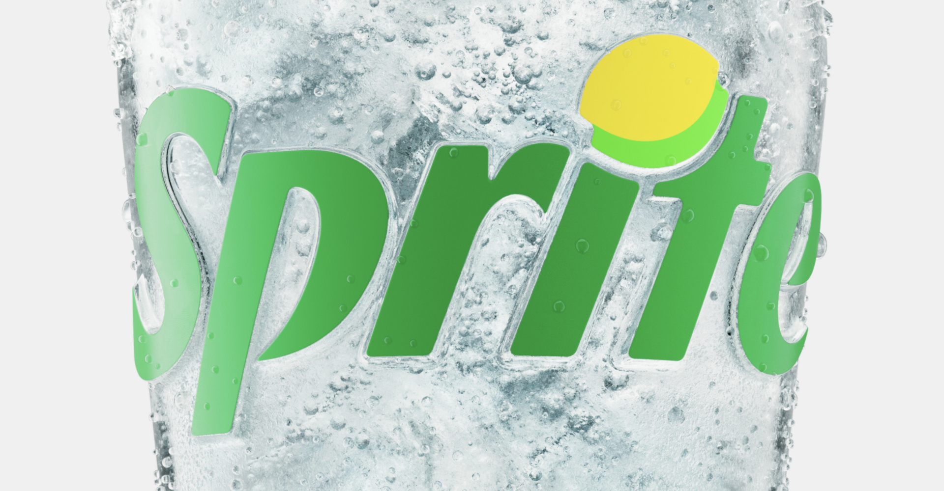 Sprite Rebrand Glassware Detail