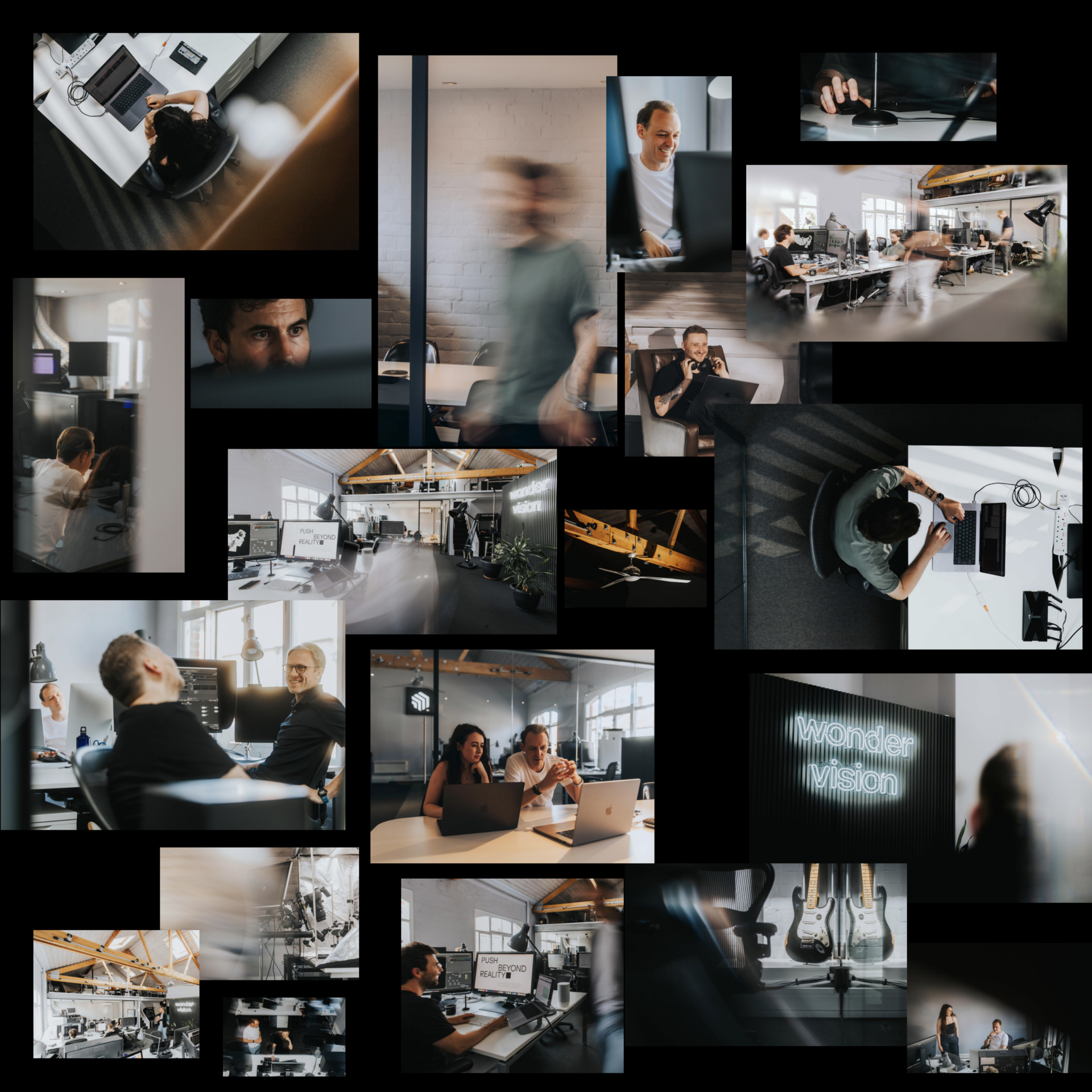 3D Design Studio Collage