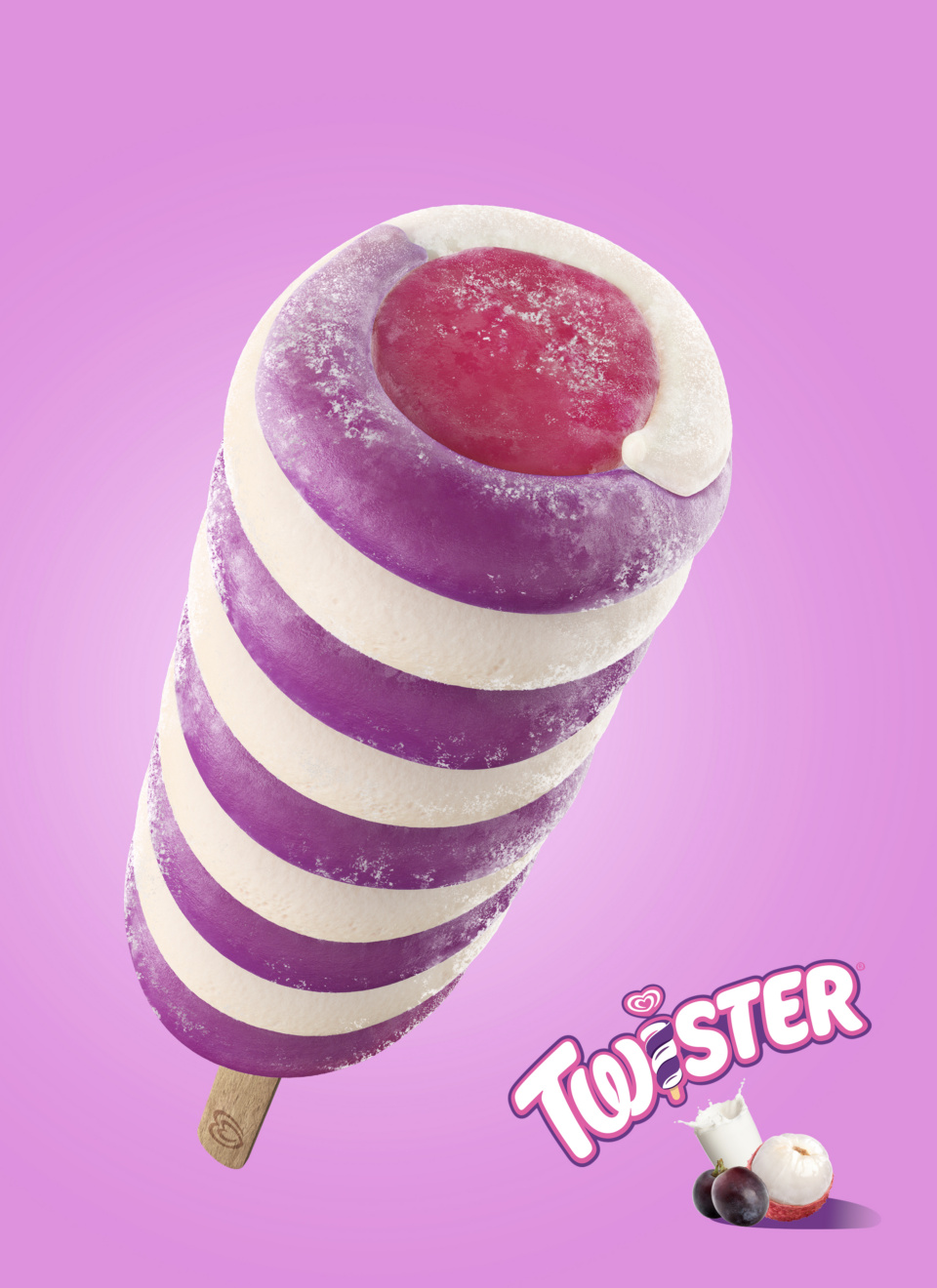 Twister Ice Cream Grape CGI
